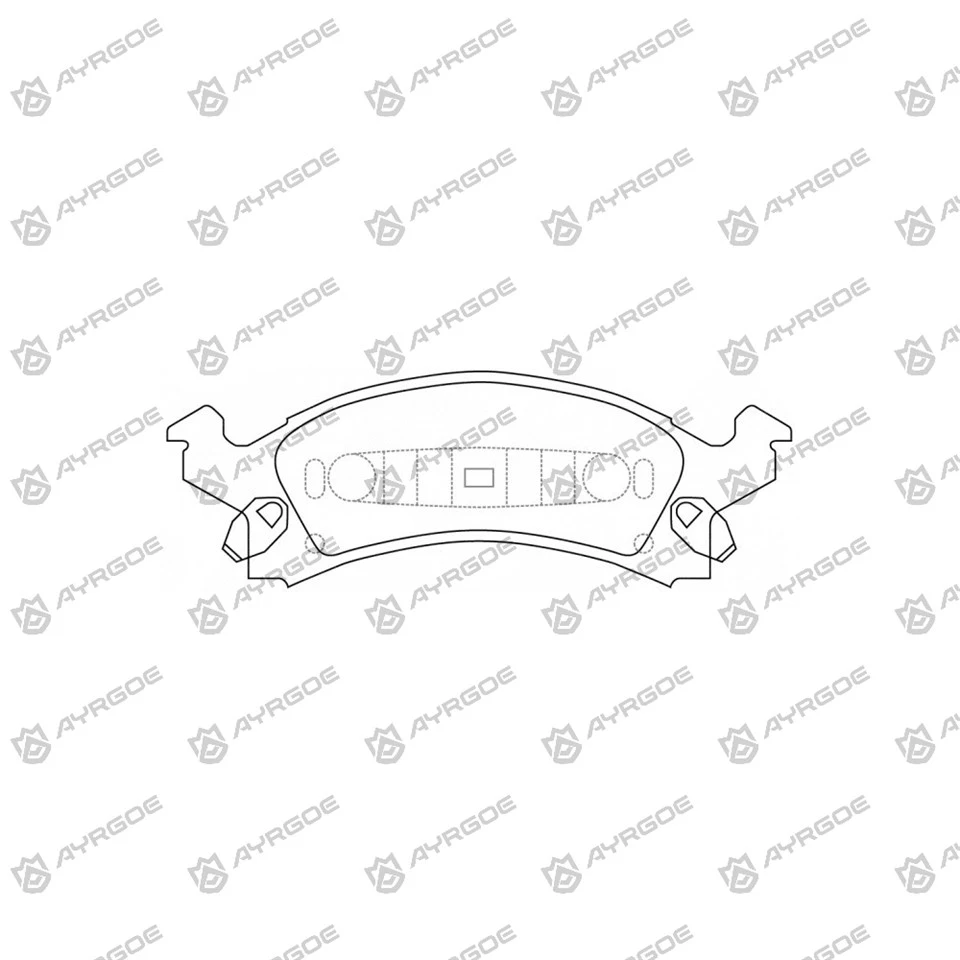 PN0311 Jarrutyynyt Chevrolet Corsica 1LT69